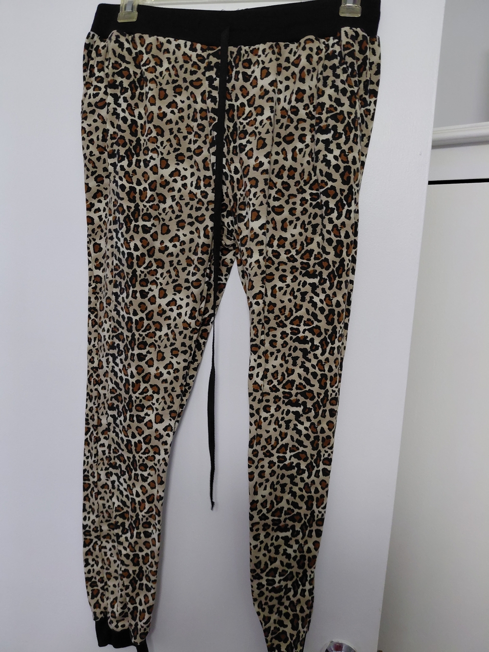 Ashley Stewart Black Jogger Waistband with Light Gray Lining
